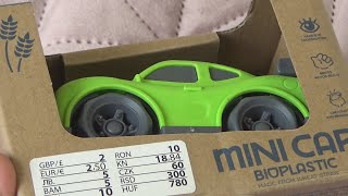 Bioplastic Mini Car Unboxing and Test [upl. by Aryek]