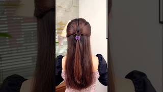 easy hairstyles for long hair viralvideo viral tranding youtbeshort hairstyling [upl. by Neerod]