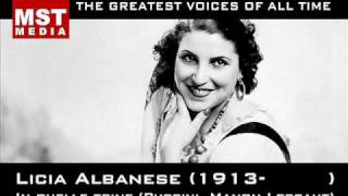 100 Greatest Singers LICIA ALBANESE [upl. by Adniuqal]