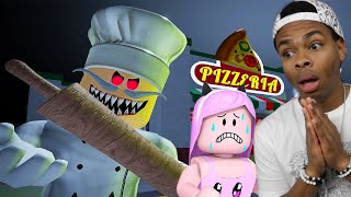 BREAKING PAPA PIZZERIA TRAP AND SCREAMING AT SCARY TOY ANIMATRONICS IN ROBLOX Wanna Win Wednesday [upl. by Ulrick]