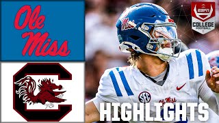 Ole Miss Rebels vs South Carolina Gamecocks  Full Game Highlights  ESPN College Football [upl. by Adley]