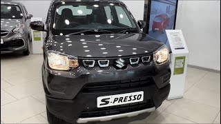 Maruti Suzuki S Presso VXI Top Model Detailed Review 2024 Big Update with on Road Price [upl. by Akyssej]