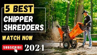 The 5 Best Chipper Shredders On 2024  Chipper Shredder Review [upl. by Bohi512]