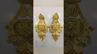 3 gram gold earrings new design 2024  party wear gold earrings designs shorts gold earrings [upl. by Leduar]