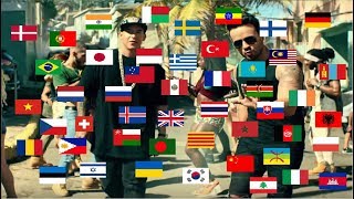 DESPACITO in 60 Different Languages Luis Fonsi Daddy Yankee [upl. by Atsiuqal]