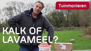 Kalk of lavameel wat wanneer en waarom  Bodemleven  Tuinmanieren [upl. by Alam292]