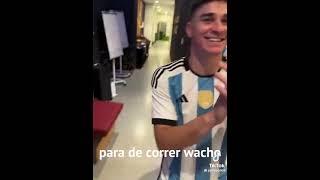 FESTEJOS DE LA SELECCION ARGENTINA POST PARTIDO PART1 [upl. by Eneles]