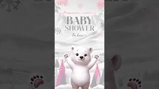 Invitación Baby Shower Winter Wonderland ❄️⛄️ videoinvitación [upl. by Fariss126]