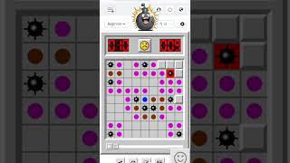 No Flag AND Random Colors Speedrun Minesweeper Challenge minesweeper games shorts [upl. by Ddal]