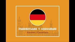 2 Alemán  Presentarse y conocerse [upl. by Anetsirhc]