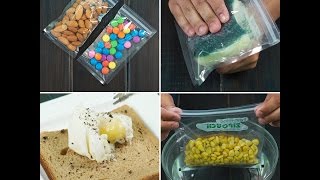 4 Ziploc Bag Hacks [upl. by Worra]