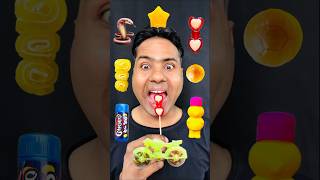 Eating Challenge ASMR Bike Gems Jelly Candy eattingchallenge emojieatingchallenge emojieating [upl. by Moorefield768]