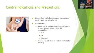 Electrical Stim Iontophoresis and Outcome Measures [upl. by Anipsed]