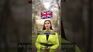 British vs American accent accent english englishaccent accentmaster [upl. by Ellatnahc]