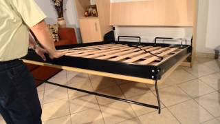 Video Cama Rebatible Plegable [upl. by Ellerrehs]