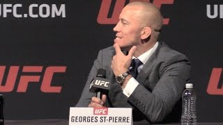 Georges StPierre vs Michael Bisping Press Conference FULL [upl. by Nileuqay]