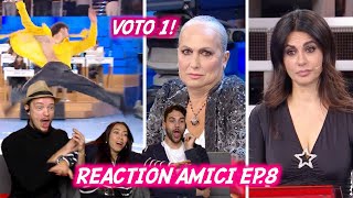 Una vespa impazzita  Reaction Amici ep8 [upl. by Spiros]