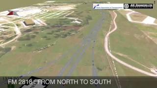 FM 60 Raymond Stotzer Parkway amp FM 2818 Traffic Simulation [upl. by Acissej745]