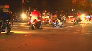 Motorcyclists rolling in for Ohio Bike Week [upl. by Deeyn414]