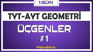 Üçgenler 1  TYT AYT GEOMETRİ KAMPI 1Gün  Rehber Matematik [upl. by Parik]