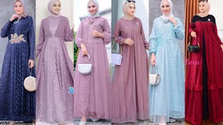 GAMIS BROKAT SIMPLE TERBARU 20222023 [upl. by Noy]