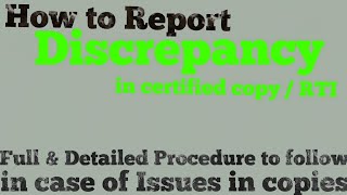 How to Report Discrepancy in certified copy  Complete procedure to report issues of copies to ICAI [upl. by Aixela]