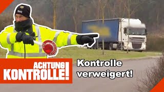 KNALLHART ignoriert Trucker widersetzt sich Kontrolle  Old But Gold  Kabel Eins Achtung Kontrolle [upl. by Chute717]