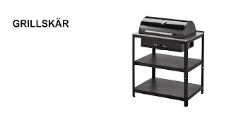 GRILLSKÄR ГРИЛЛЬСКЭР Угольный гриль IKEA 86x61 см [upl. by Creight80]