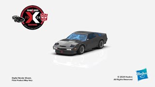 Transformers x Knight Rider Collaborative Agent Knight figure Official Turnaround video [upl. by Notsahc]