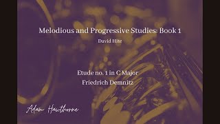 F Demnitz 18 Progressive Studies based upon scales Etude no 1 [upl. by Isola197]