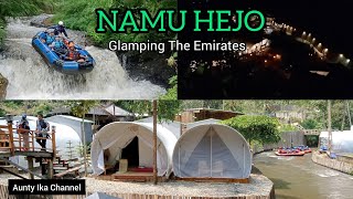 Namu Hejo Riverside tipe Glamping The Emirates Rafting seru di Pangalengan Bandung [upl. by Blus]