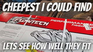 INSTALL amp REVIEW Flowtech Header Installed amp Fitting Great  Square Body Chevy C10 Build [upl. by Fleda]