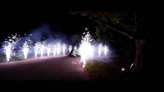 Wedding Pyro Sparkling Fountains [upl. by Anagnos]