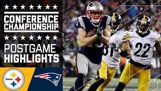 Steelers vs Patriots  AFC Championship Game Highlights [upl. by Alym]