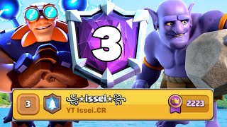 Top3 with Electro Giant × Bowler deck😽Clash Royale [upl. by Semreh]