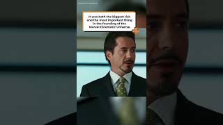 Kevin Feige says Robert Downey Jr as Iron Man was quotthe biggest risk and the most important thingquot [upl. by Ahsonek771]