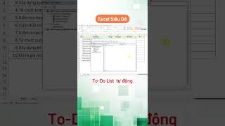 Tự động lấy thời gian Máy tính IP vào ToDo list excel exceltips exceltricks huongdansieude [upl. by Azyl]