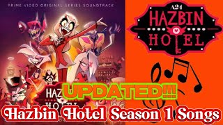 Hazbin Hotel Full Soundtrack  Episodes 18 UPDATED [upl. by Johm]