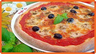 💚 CÓMO HACER PIZZA REGINA EN CASA EN HORNO 🍕 MASA básica ITALIANA a mano con TRUCOS Y SECRETOS [upl. by Adlez]