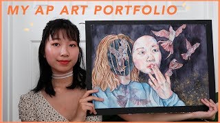 MY AP STUDIO ART PORTFOLIO top score  TIPS [upl. by Nyletac]