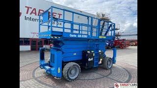 781995 GENIE GS5390 RT SCISSOR GS5390 4x4 LIFT LPG WORK LIFT 1815CM GS90F54061 2017 1019H [upl. by Ycam423]