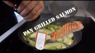 Pan grilled salmon [upl. by Hayn131]