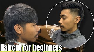 Step by Step Haircut for Beginners  Must watch video …  Mullet Haircut Transformation [upl. by Adriaens]