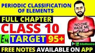 Dmitri Mendeleev  Lothar Meyer  Basics of Chemistry  CBSE Class 10 [upl. by Budding975]