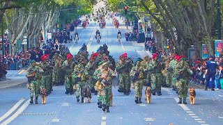 Maior desfile militar em Portugal na Comemoração dos 100 anos Armistício da Primeira Guerra Mundial [upl. by Keri]