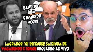 LACRADOR FOI DEFENDER SAIDINHA DE VGABUND0 E TOMOU ENQUADRO DE POLICIAL AO VIVO [upl. by Greysun988]