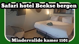 Safari hotel  Miva kamer 1101 Beekse Bergen 2024 [upl. by Yesdnik530]