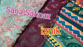 Sana Safinaz Iznik embroidered suitsIznik Salesheessentialsbysahar [upl. by Akemal795]