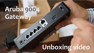 Unboxing of an Aruba 9004 Gateway [upl. by Lebasiairam780]