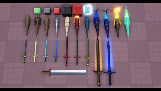 Cube Combination How to craft all weapons 0211 [upl. by Aerdnaek]